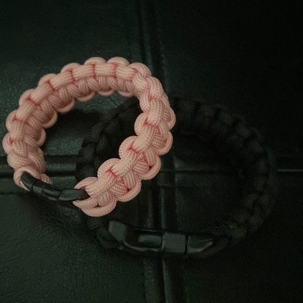 Lot of 2 His & Hers PARACORD BRACELETS